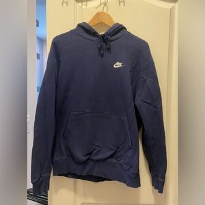 Nike Sportswear Club Fleece Pullover Hoodie - Men’s Medium Navy Blue